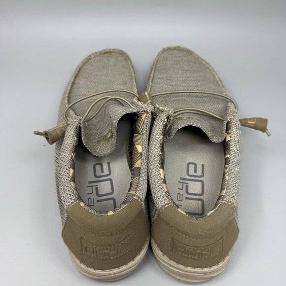 Hey Dude Wally Sox Sand Sneakers Shoes Men\'s Sizes 10 Loafers